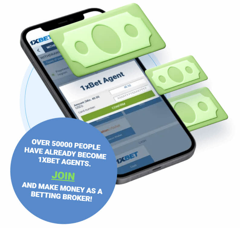 Werde ein Wettbüro-Agent | Wie man mit 1xBet anfängt zu verdienen